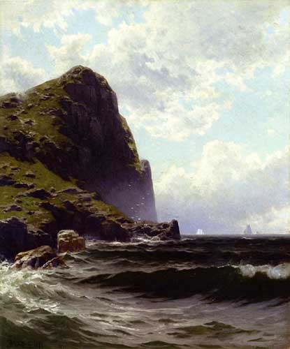 Painting Code#20219-Bricher, Alfred Thompson - Brundith Head, Grand Manan