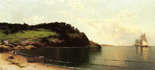 Painting Code#20230-Bricher, Alfred Thompson - Morning after a Stormy Night