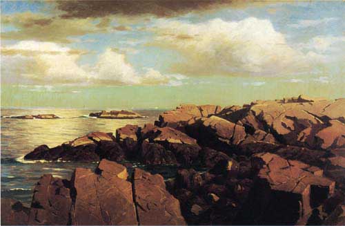 Painting Code#2030-Haseltine, William Stanley: After a Shower, Nahant, Massachusetts