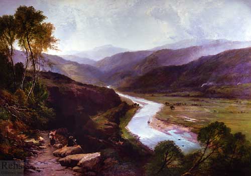 Painting Code#20315-Henry John Boddington - Near Barmouth, North Wales