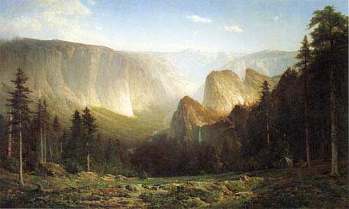 Painting Code#2074-Hill, Thomas(USA): Grand Canyon of the Sierras, Yosemite