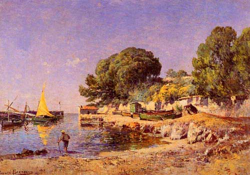 Painting Code#2268-Bertrand, Paulin Andre(France): Les Sablets A Cercerane