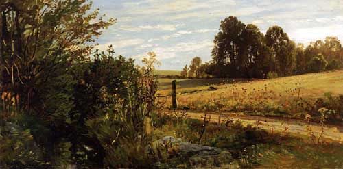 Painting Code#2367-Cornelius Springer - Country Road