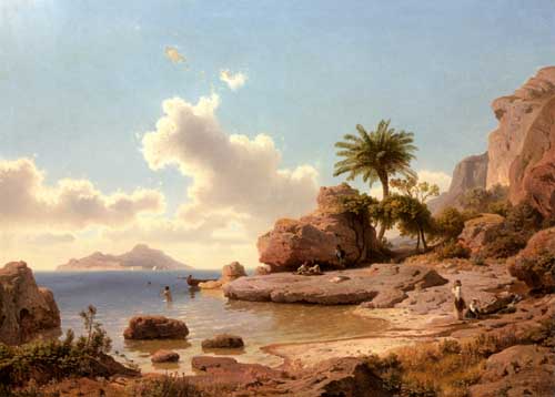 Painting Code#2368-Flamm, Albert(Germany): Capri