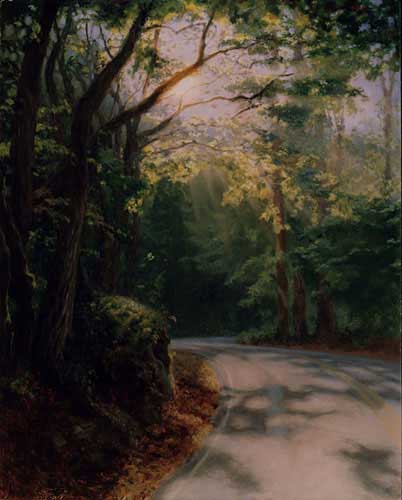 Painting Code#2385-Elliott, Virgil(USA): Roadscape #4: The Road to Canyon