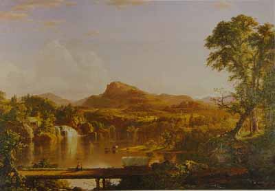 Painting Code#2460-Church, Frederic Edwin(USA): New England Scenery