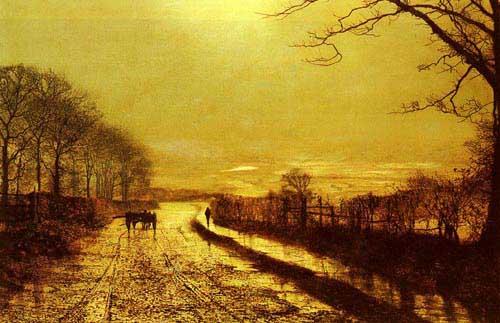 Painting Code#2605-Grimshaw, John Atkinson(England): Wharfedale