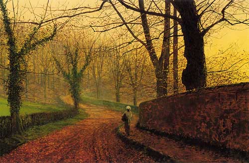 Painting Code#2627-Grimshaw, John Atkinson(England): Stapleton Park near Pontefract