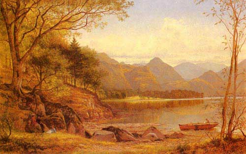Painting Code#2669-Leader, Benjamin Williams(England): Derwentwater 
 