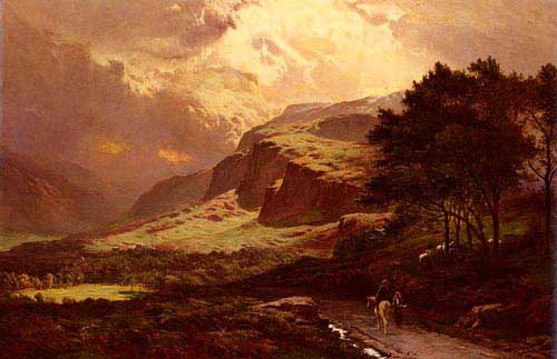 Painting Code#2766-Percy, Sidney Richard(UK): Langdale, Westmorland