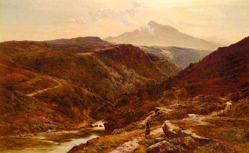 Painting Code#2767-Percy, Sidney Richard(UK): Moel Siabab, North Wales