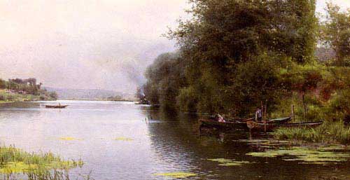 Painting Code#2796-Sanchez-Perrier, Emilio(Spain): The Ferry