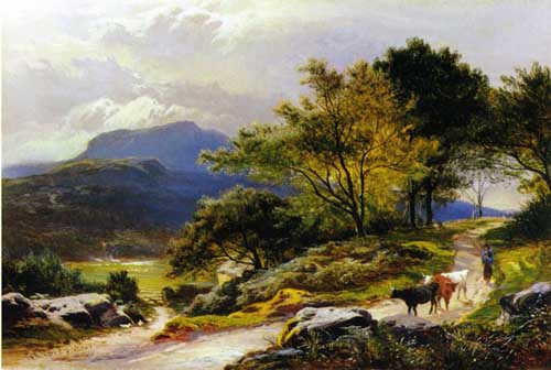 Painting Code#2892-Sidney Richard Percy - Near Llyn Crafnant