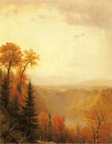 Painting Code#2905-Thomas Worthington Whittredge - Kauterskill Clove