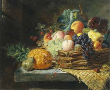 Painting Code#3022-George Lance - Nature's Bounty