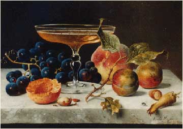 Painting Code#3074-Preyer, Emilie(Germany): Fruit still life