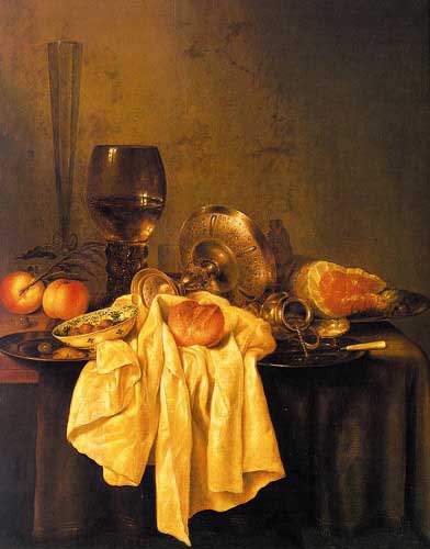 Painting Code#3135-Heda, Willem Claesz: Still-Life