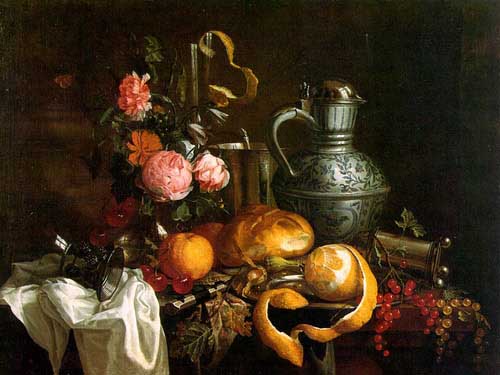 Painting Code#3138-Heem, Jan Davidz de(Holland): Still Life