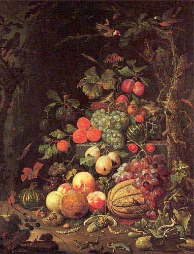 Painting Code#3149-Mignon, Abraham (Germany): Still Life