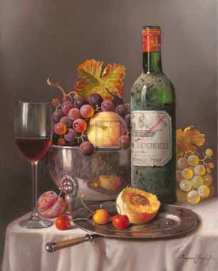 Painting Code#3174-Chateau Beychevelle 1985