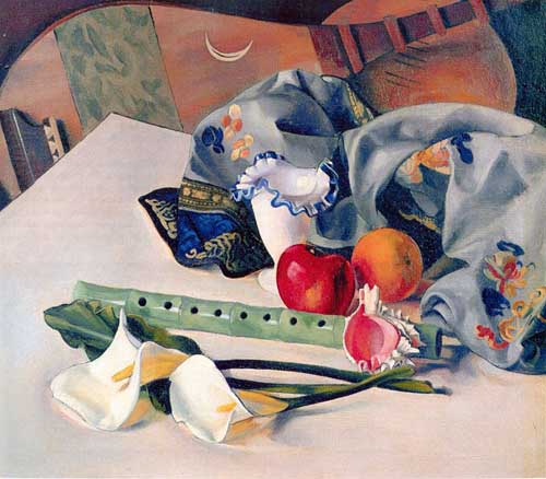 Painting Code#3190-MacDonald - Wright, Stanton(USA): The Jade Flute No. 2