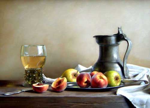 Painting Code#3197-Fruits and Copper