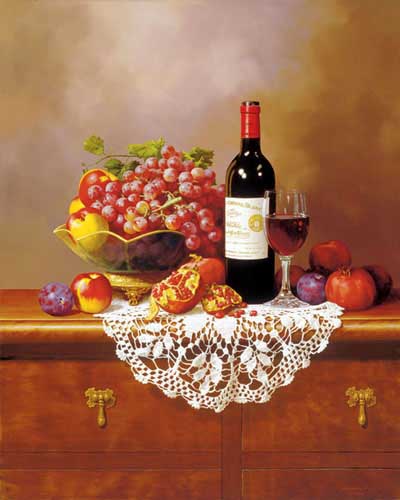 Painting Code#3262-Lex Gonzalez: Pomegranate 
