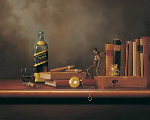 Painting Code#3290-Rino Gonzalez: Simple Pleasures  
