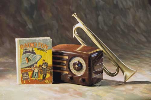 Painting Code#3302-Radio Fun