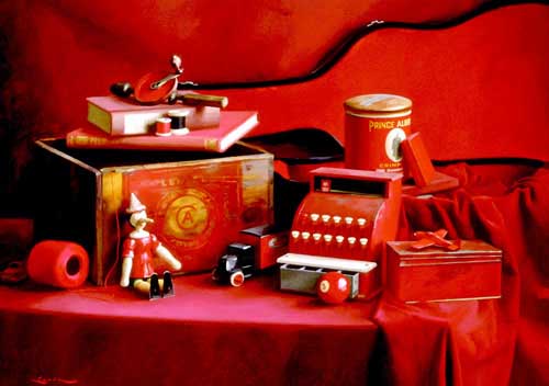 Painting Code#3420-Levin, Steven J(USA): Red