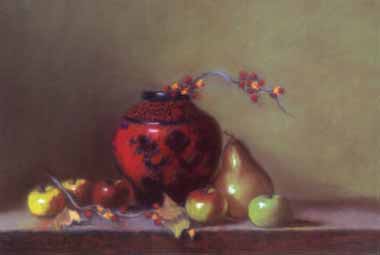 Painting Code#3486-Still Life with Chinese Vase