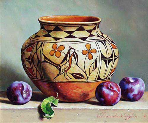 Painting Code#3555-Plums and Earthwear