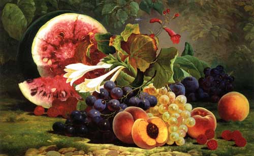 Painting Code#3620-William Mason Brown - The Bounties of Nature