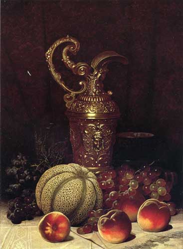 Painting Code#3626-William Mason Brown - Still Life