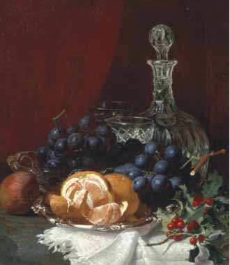 Painting Code#3735-Stannard, Eloise Harriet - Christmas Table