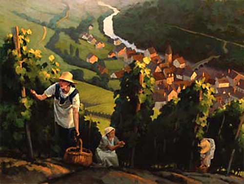 Painting Code#40018-Tuscany Landscape