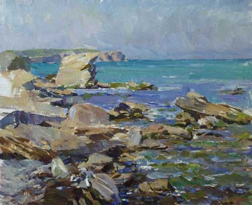 Painting Code#40032-Skubak Victor: Sea coast 
