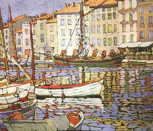 Painting Code#40048-Wessel, Bessie H. (nee Hoover, American): St Tropez