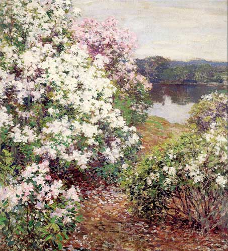 Painting Code#40080-Metcalf, Willard Leroy(USA): Mountain Laurel