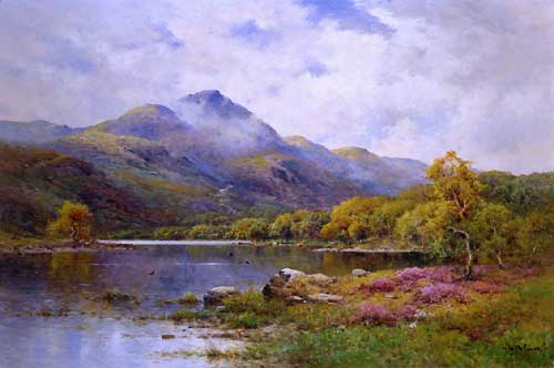 Painting Code#40091-Alfred de Breanski, Jr.: The Trossachs, Ben Venue and Loch Achray