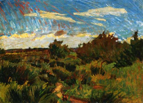 Painting Code#40172-Mario Puccini - La Maremma