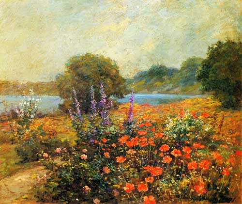Painting Code#40178-Graves, Abbott Fuller(USA): Poppies
