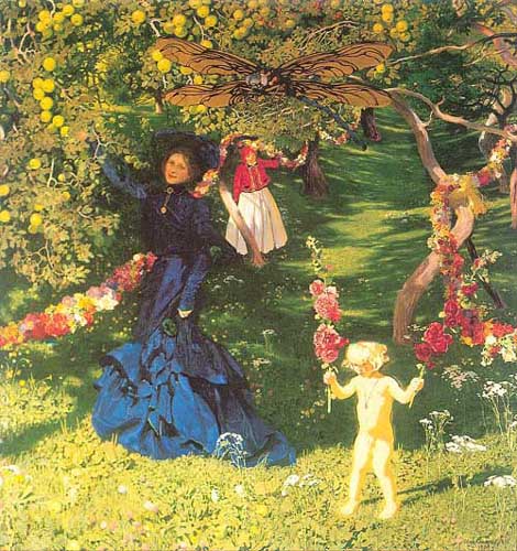 Painting Code#40213-Mehoffer, Jozef: The Strange Garden