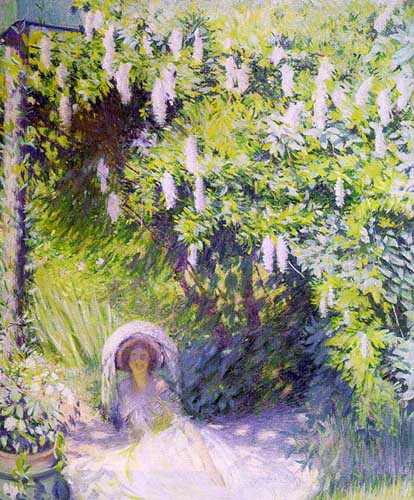 Painting Code#40216- Hale, Philip Leslie(USA): Wisteria