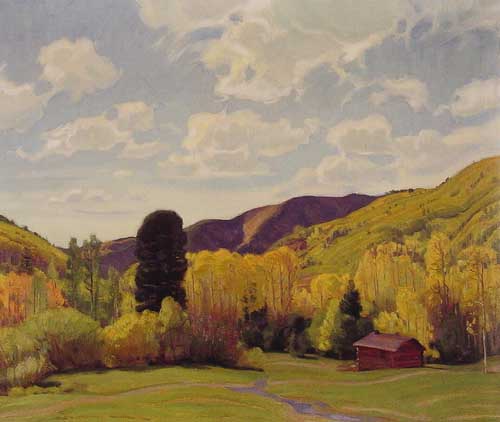 Painting Code#40384-Hennings, E. Martin(USA): Canyon View