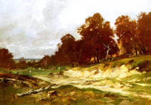 Painting Code#40394-Frolicher, Otto(Switzerland): Barbizon Landscape