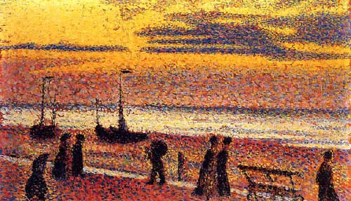 Painting Code#40593-Georges Lemmen - Heyst No. 3 High Tide