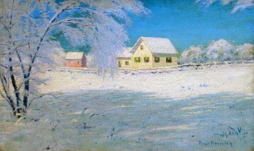 Painting Code#40673-BIRGE HARRISON: Snow Bound