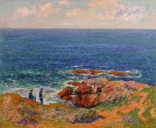 Painting Code#40678-Henry Moret: La Cote Bretonne