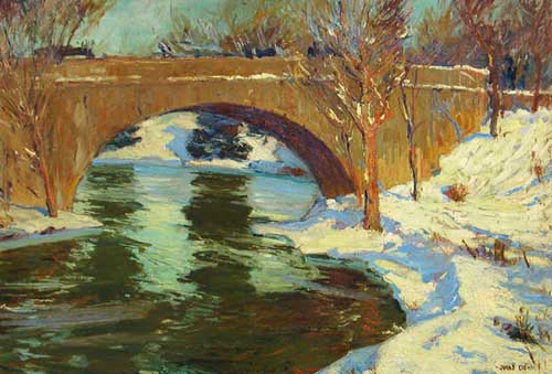Painting Code#40686-Central Park Bridge 